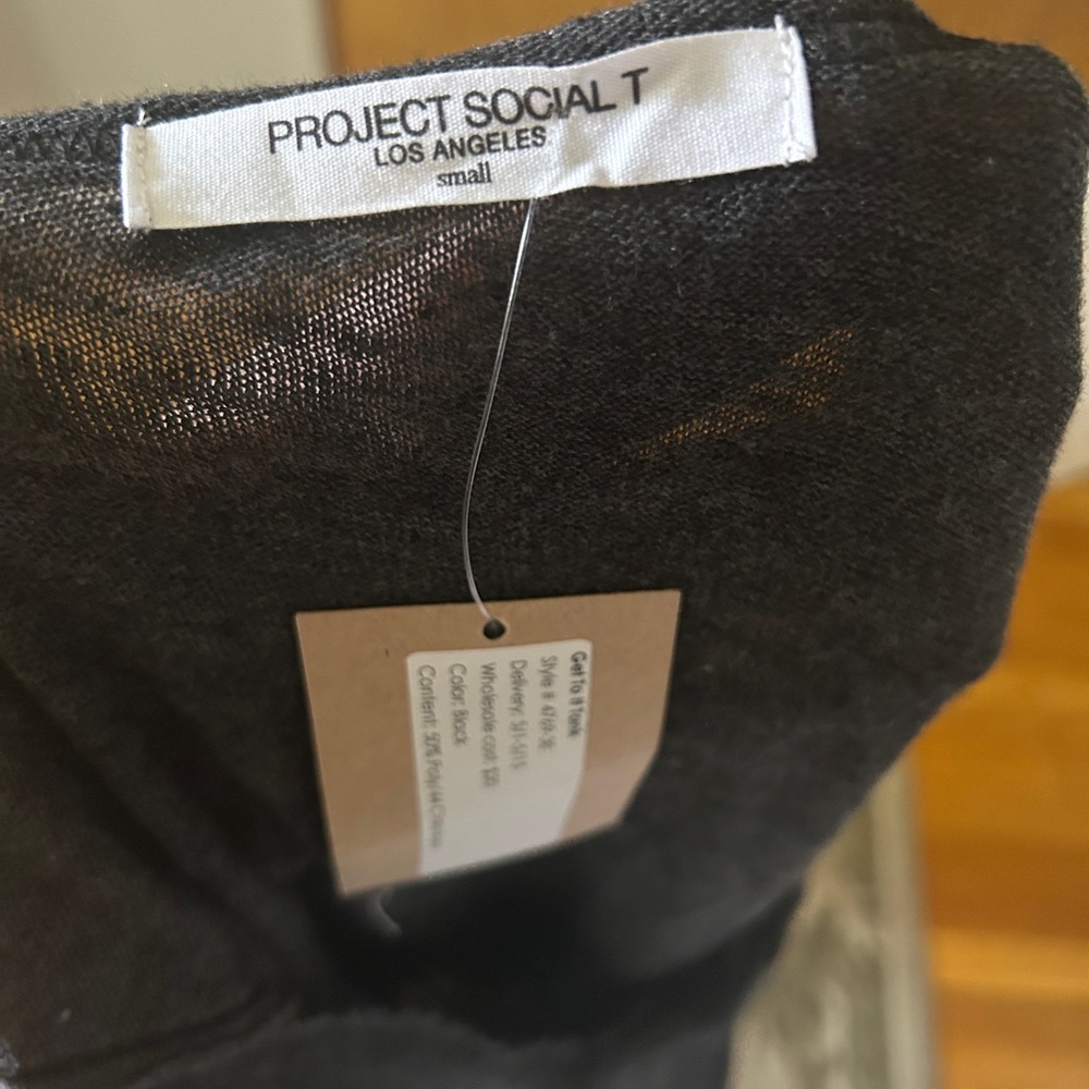 .Project Social Black Tank